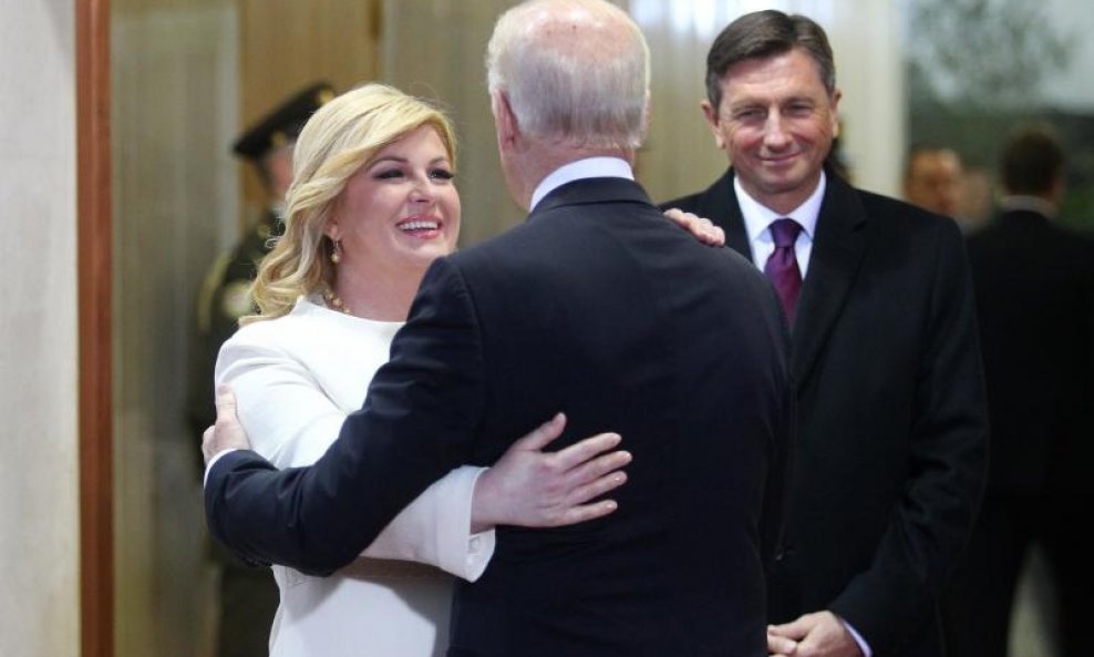Kolinda Grabar Kitarović, Joe Biden i Borut Pahor
