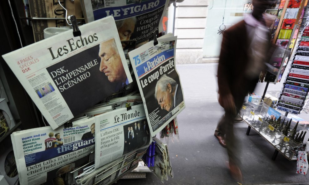 pariz mediji francuski tisak dominiqoue strauss kahn