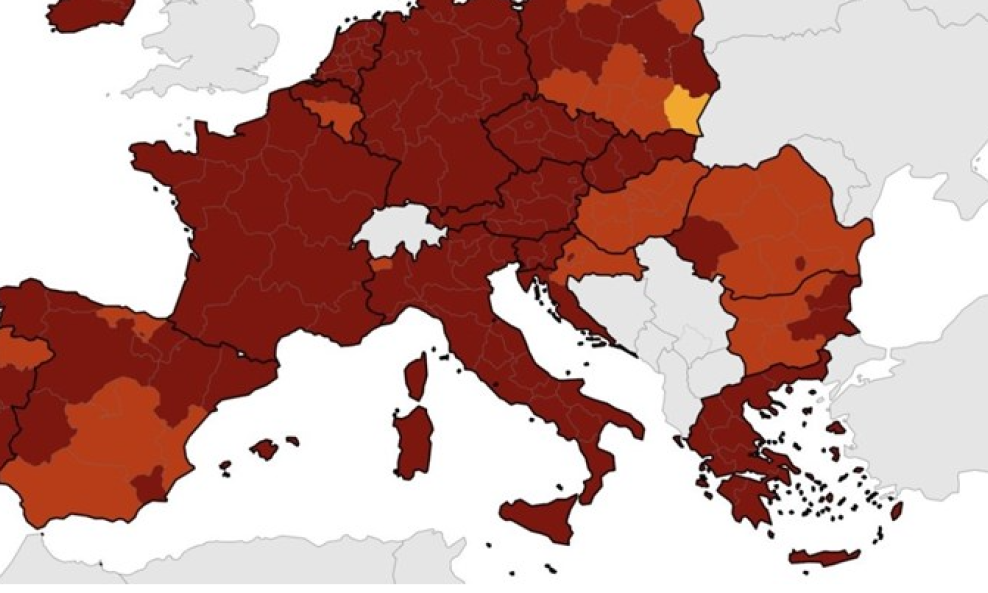 Nova koronakarta Europe