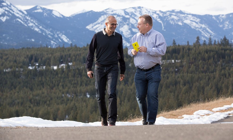 Satya Nadella i Stephen Elop