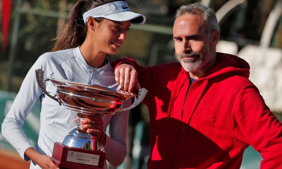 Olga Danilović i Alex Corretja
