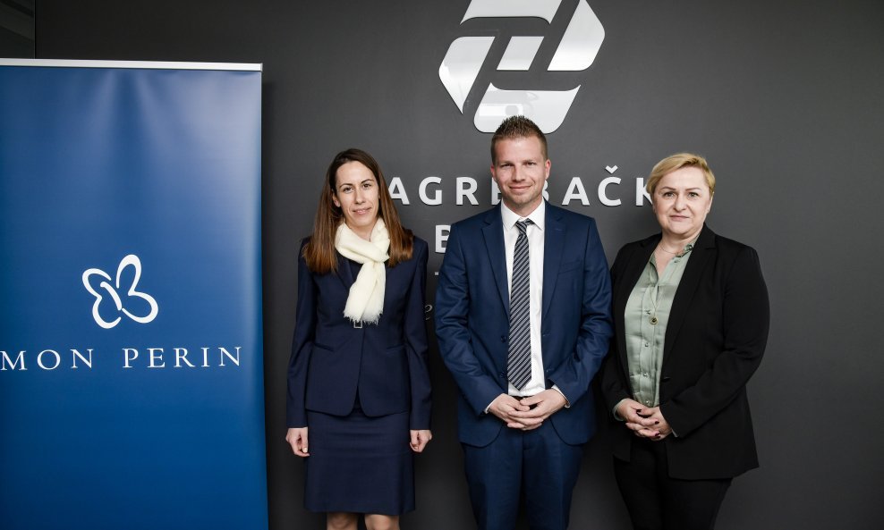 Daria Cuccurin (Plinio d.o.o.); Massimo Piutti (Mon Perin d.d.); Ivana Gažić (Zagrebačka burza d.d.)