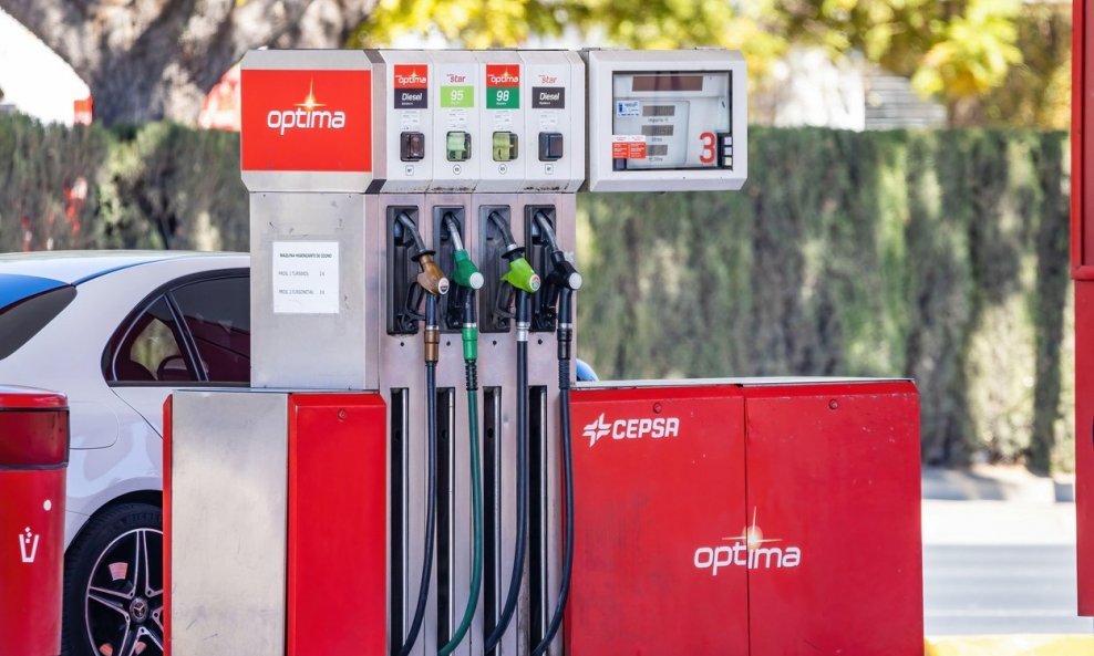 Benzinska pumpa u Španjolskoj
