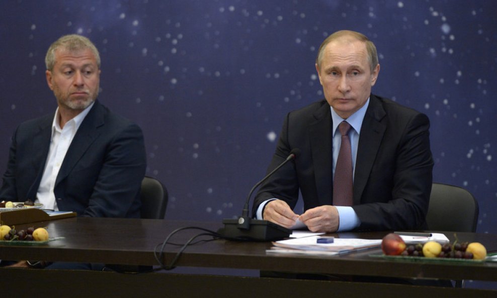 Roman Abramovič i Vladimir Putin