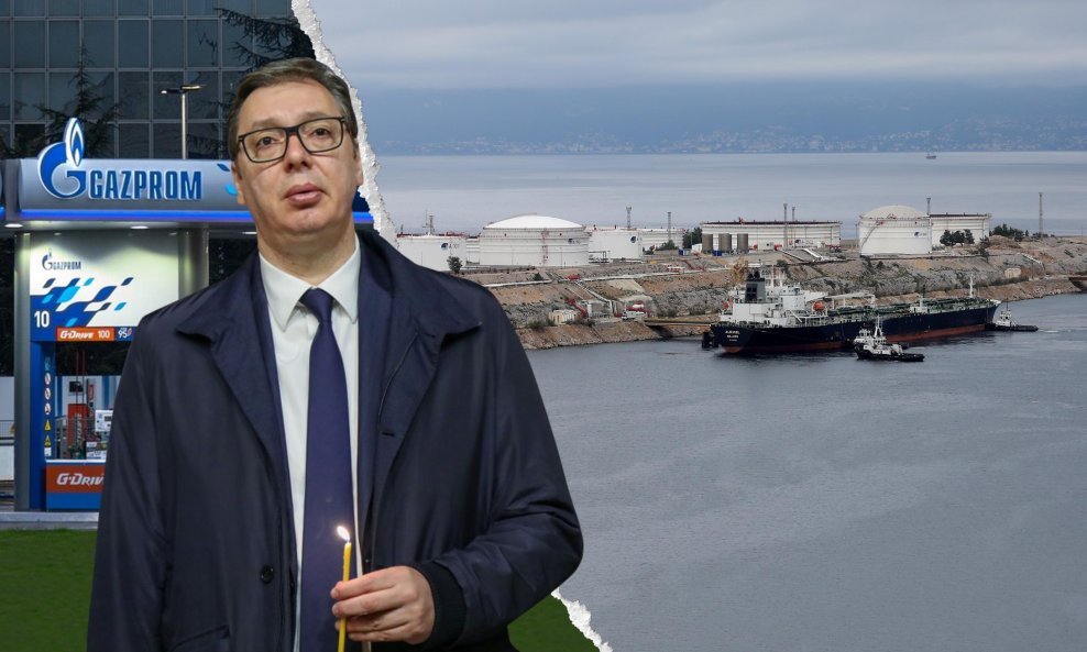 Aleksandar Vučić, terminal u Omišlju - ilustracija