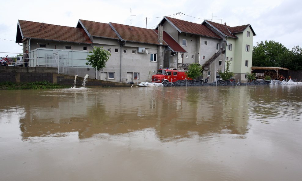 Babina Greda, poplave