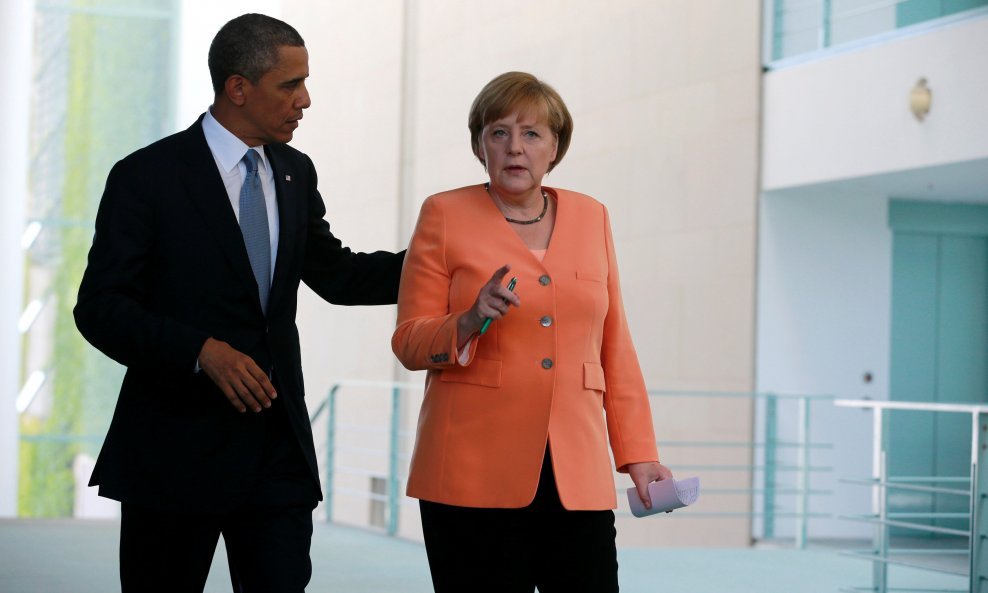 Barack Obama i Angela Merkel