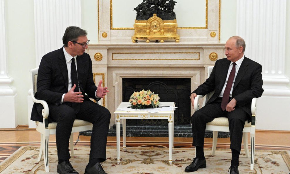 Aleksandar Vučić i Vladimir Putin