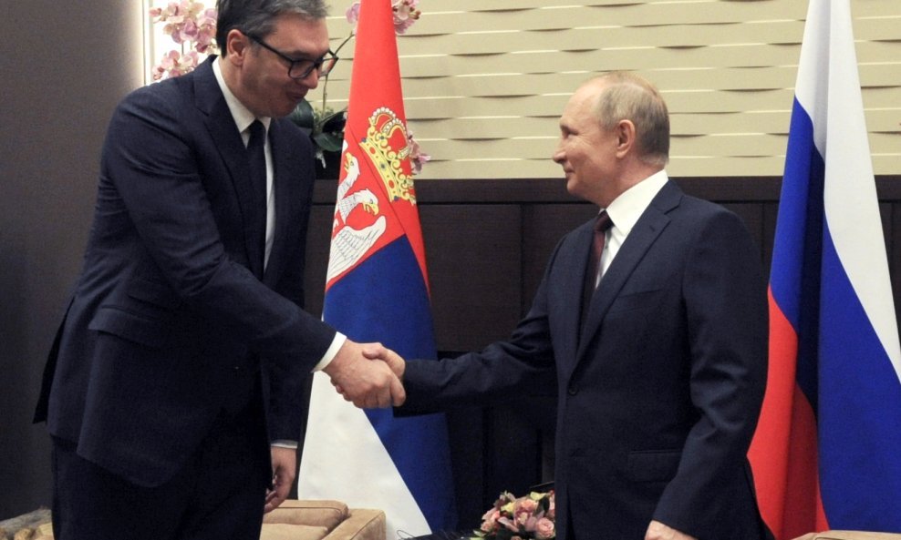 Aleksandar Vučić i Vladimir Putin