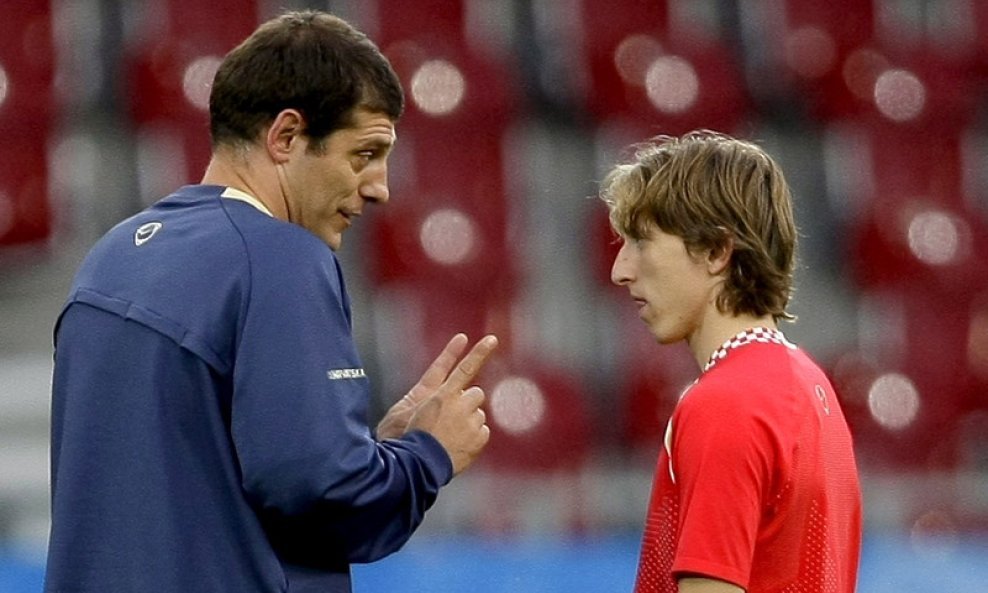 Slaven Bilić i Luka Modrić