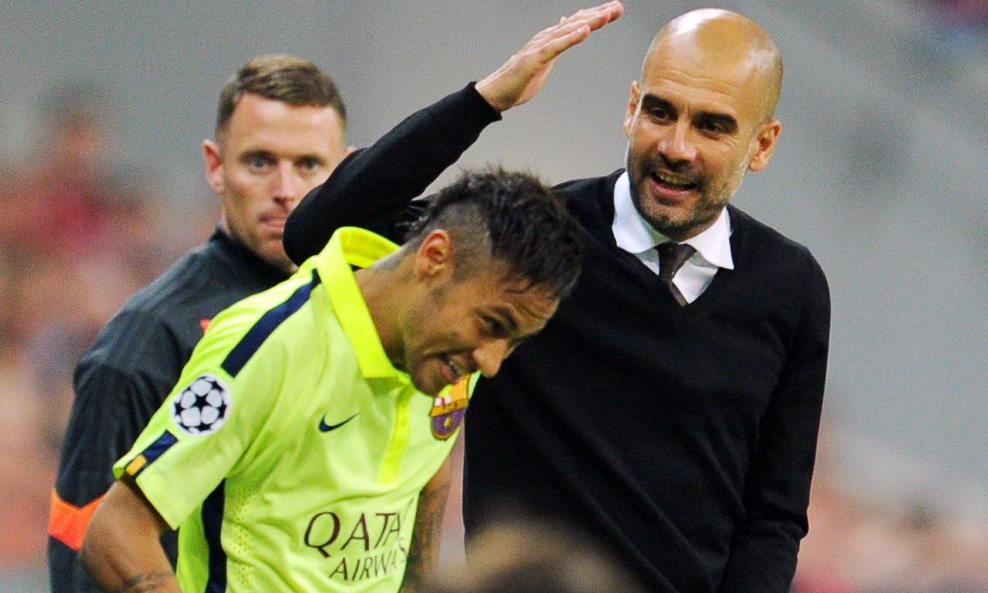 Neymar i Pep Guardiola iz dana u Barceloni