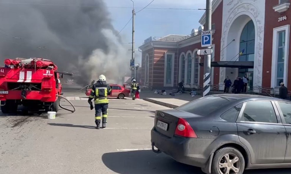 Napad na željezničku stanicu u Kramatorsku, Ukrajina