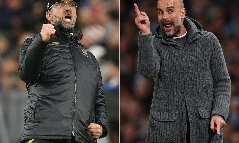 Jürgen Klopp i Pep Guardiola