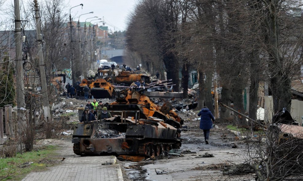 Uništeni ruski tenkovi u Ukrajini