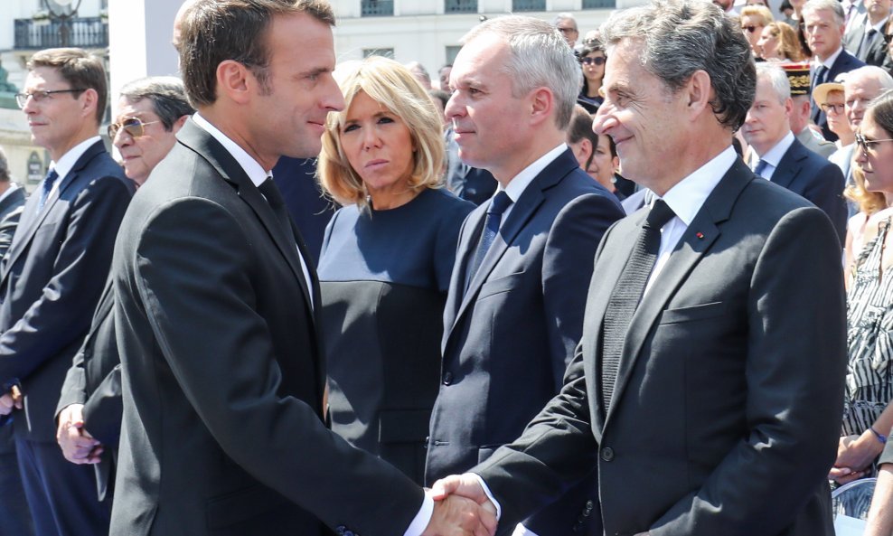 Emmanuel Macron i Nicolas Sarkozy