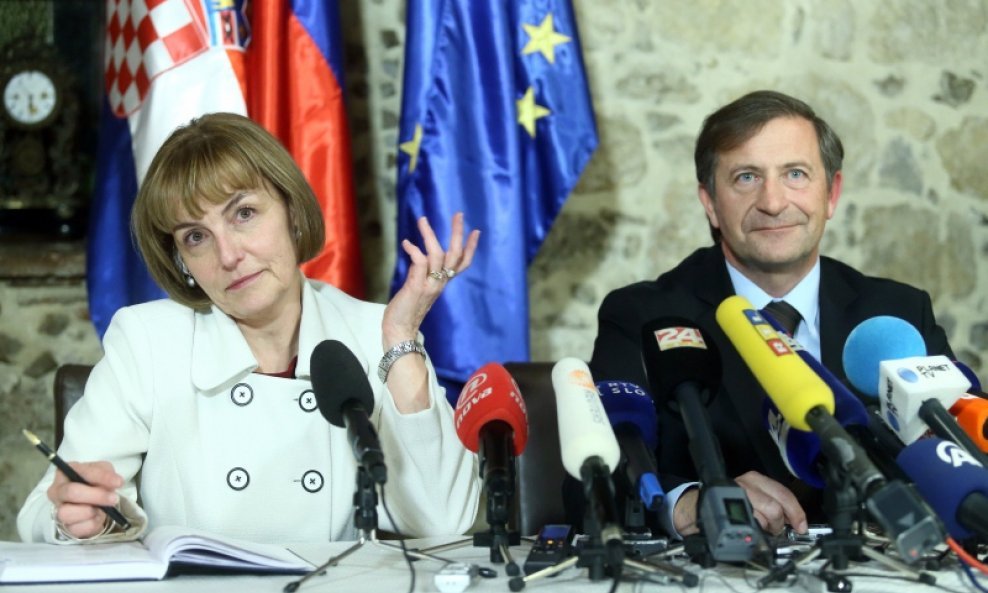 Karl Erjavec i Vesna Pusić