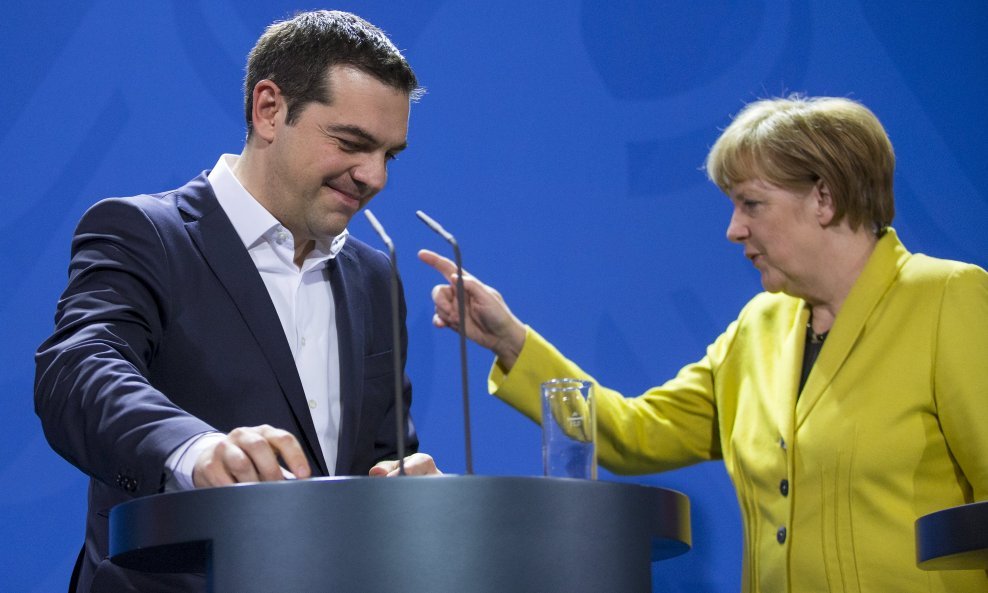 Angela Merkel i Alexis Tsipras Alexis Cipras