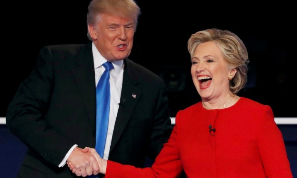 Donald Trump i Hillary Clinton debata