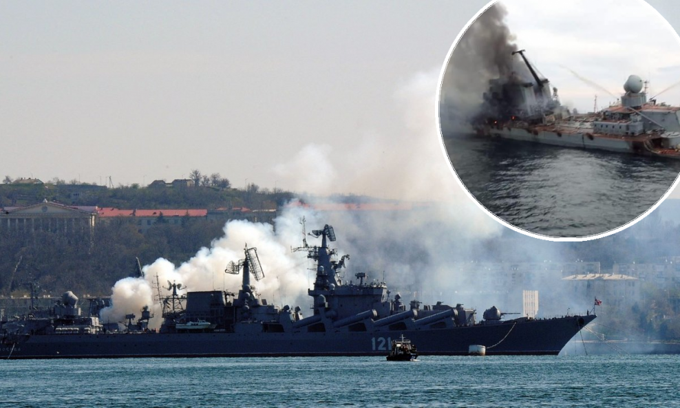 Moskva je bila zapovjedni brod ruske Crnomorske flote