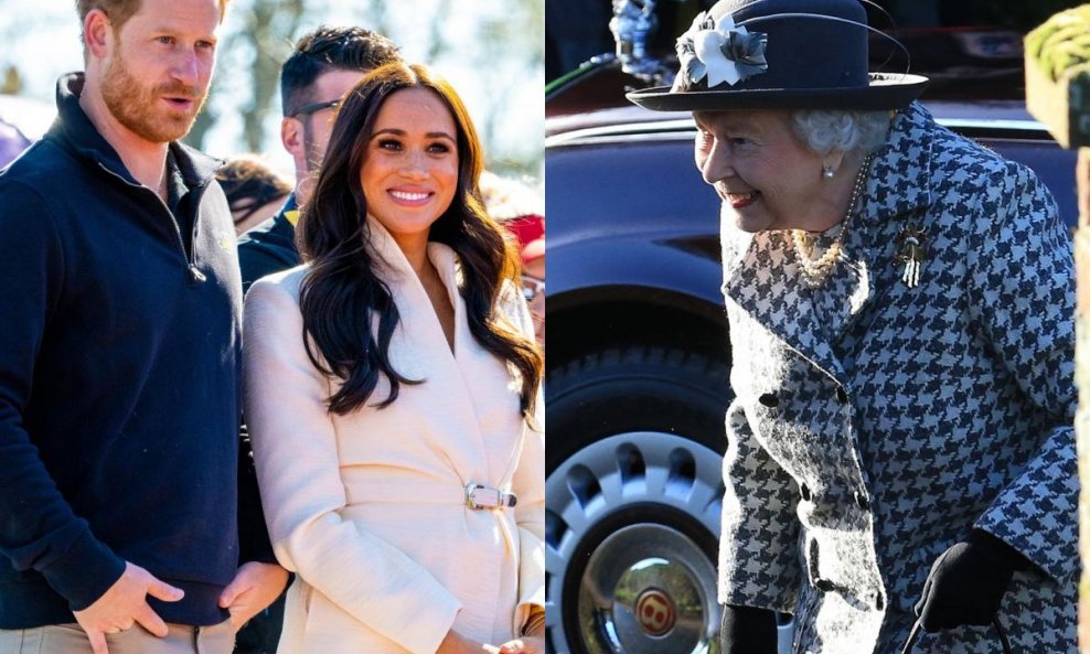 Princ Harry, Meghan Markle i kraljica Elizabeta II