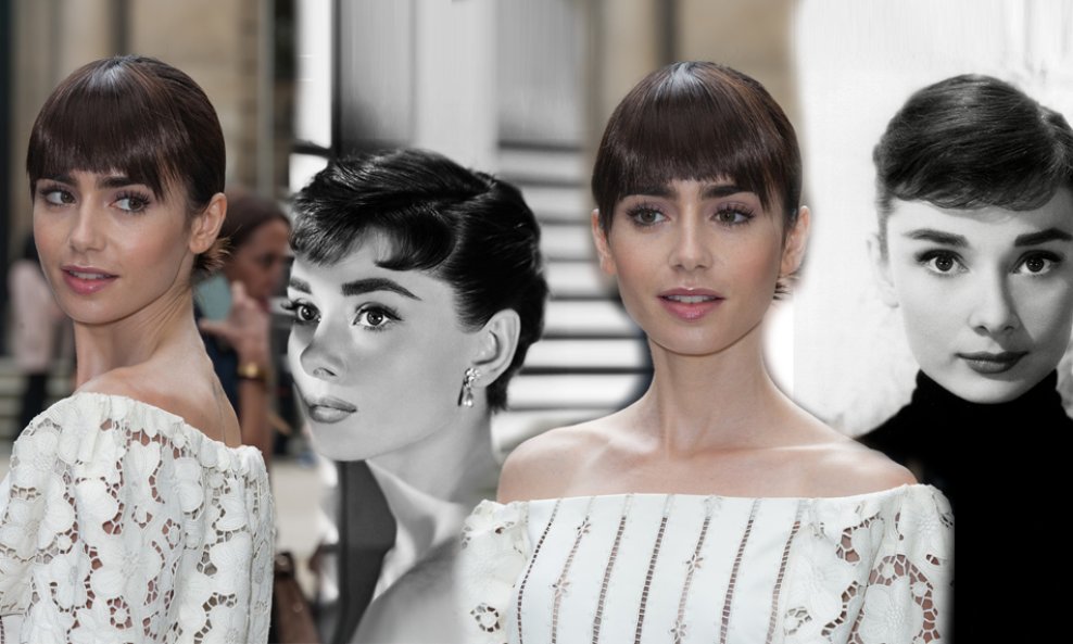 Lily Collins poput Audrey Hepburn