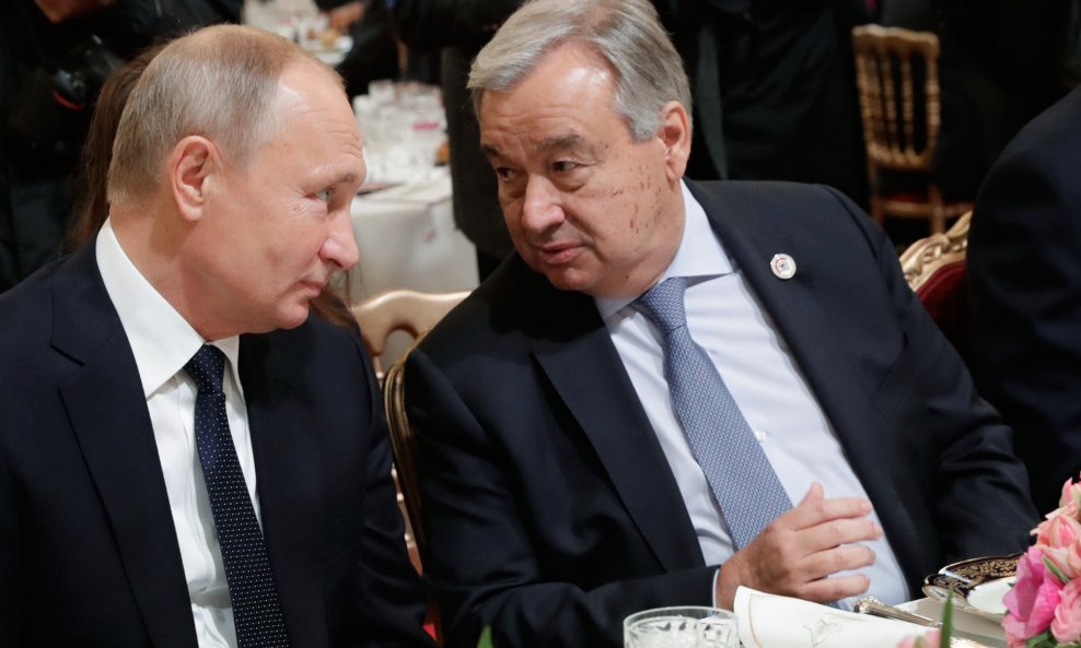 Vladimir Putin i Antonio Guterres