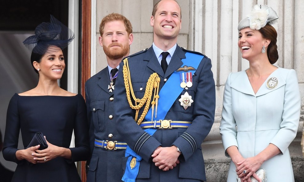 Meghan Markle, princ Harry, princ William i Kate William