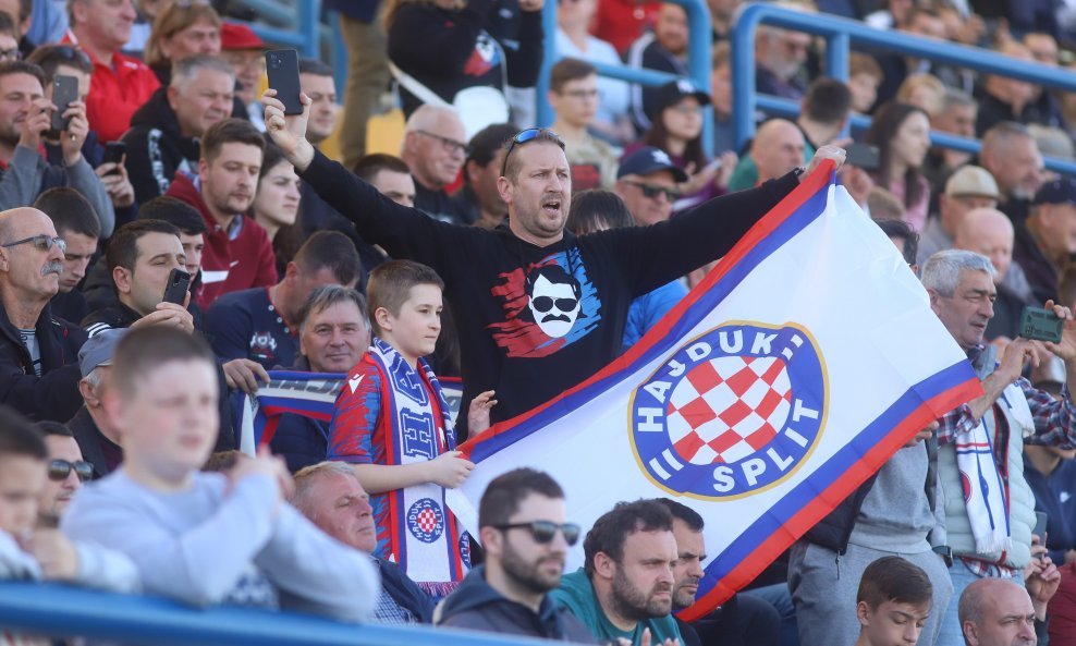Navijači Hajduka u Koprivnici
