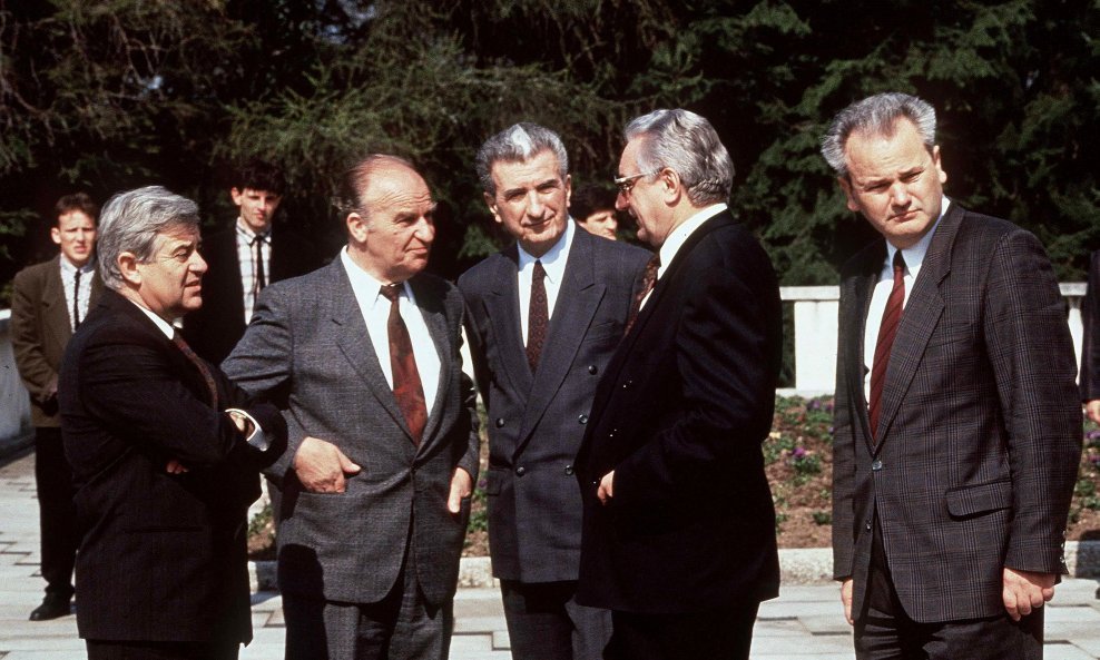 Izetbegović, Tuđman, Milošević