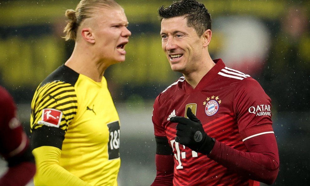 Erling Haaland i Robert Lewandowski