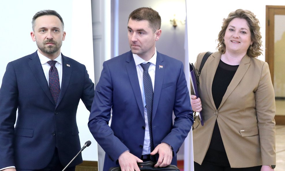 Marin Piletić, Davor Filipović i Anja Šimpraga