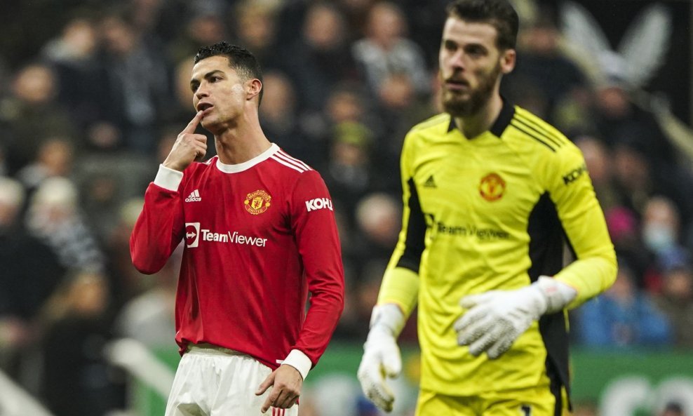 Cristiano Ronaldo i David de Gea Manchester United