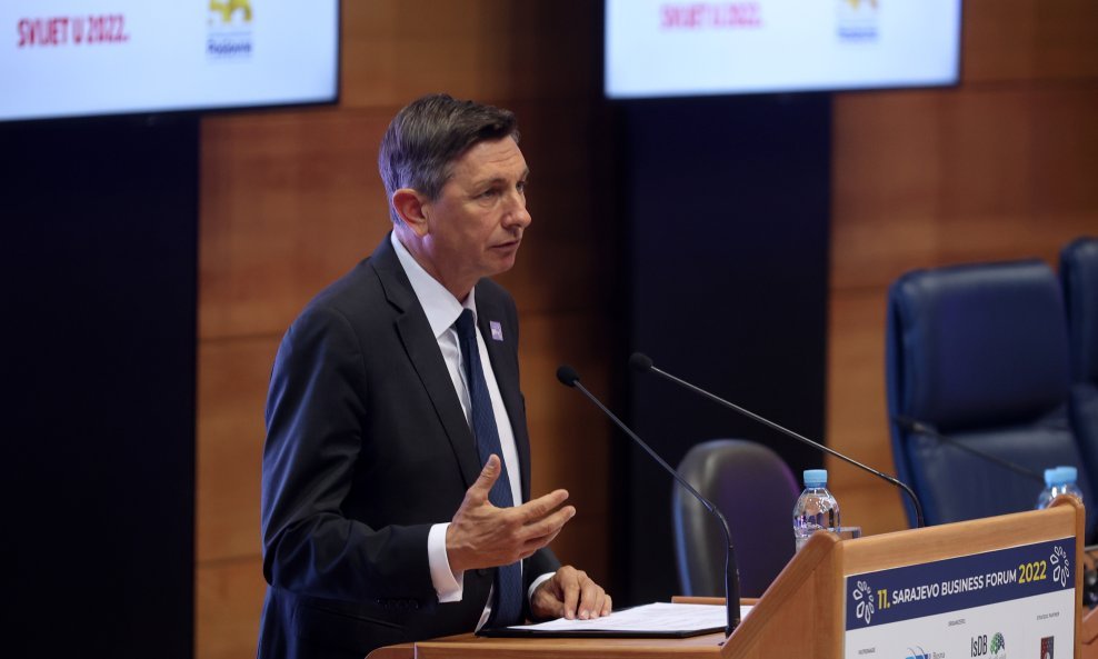 Borut Pahor na konferenciji u Sarajevu
