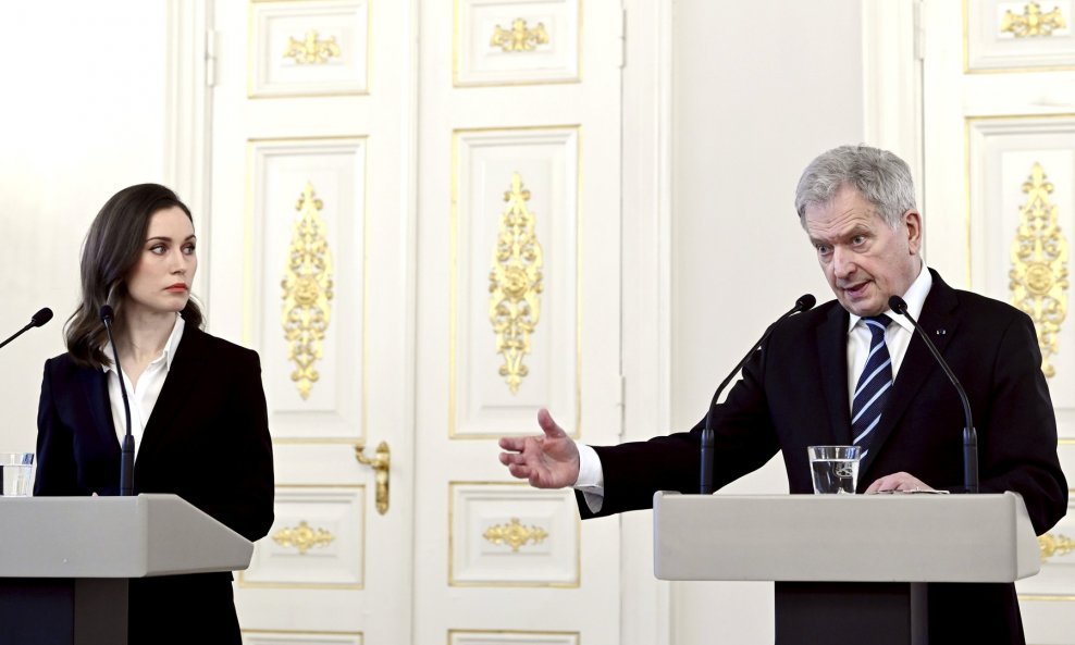 Finska premijerka Sanna Marin i finski predsjednik Sauli Niinisto