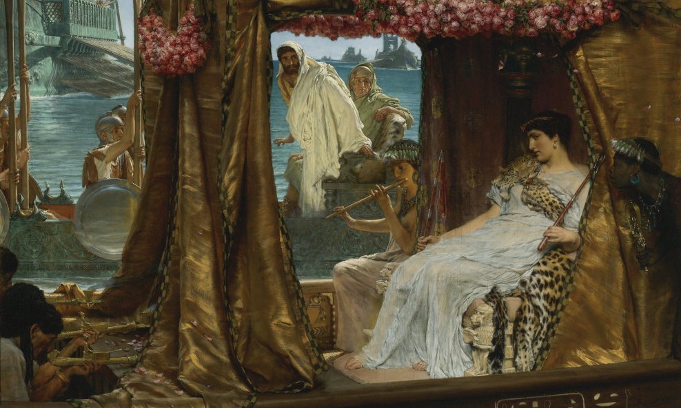 Sir Lawrence Alma-Tadema - Susret Antonija i Kleopatre