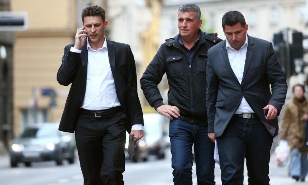 Božo Petrov, Miro Bulj i Nikola Grmoja
