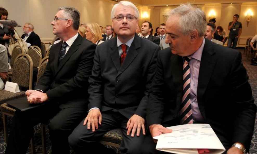 Branko Hrvatin, Ivo Josipović i Mladen Mlinarević