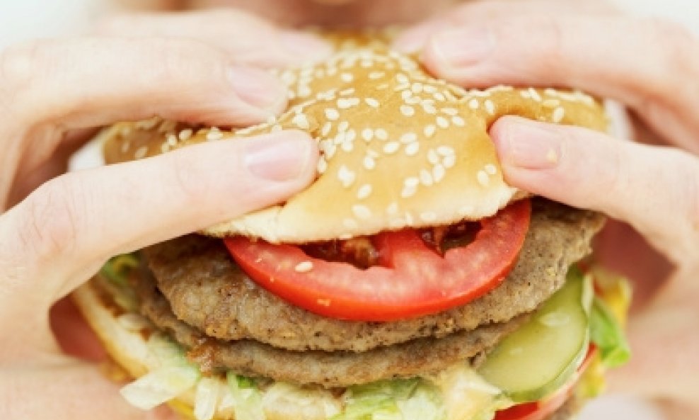 hrana, hamburger