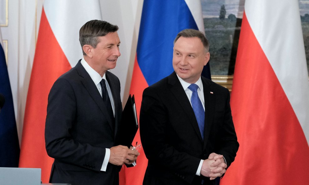 Borut Pahor i Andrzej Duda