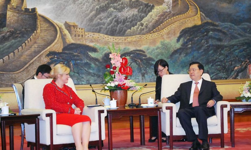 Kolinda Grabar Kitarović i Zhang Dejiang