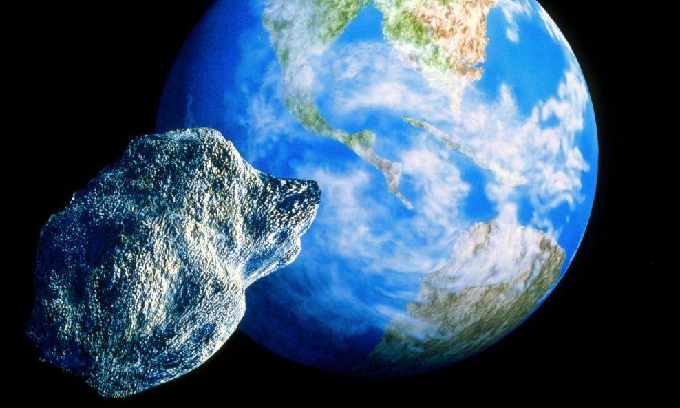 Asteroid - ilustracija