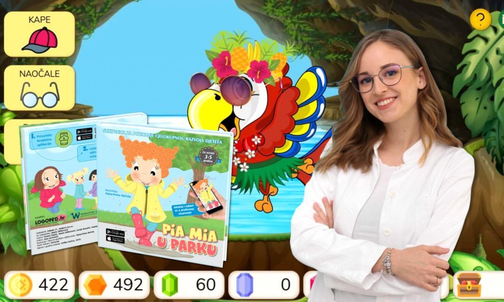 Aplikacije za djecu; Lara Pilepić (u krugu)
