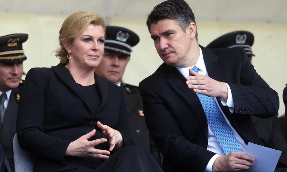 Kolinda Grabar Kitarović i Zoran Milanović