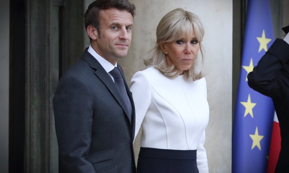 Emmanuel Macron i Brigitte Macron