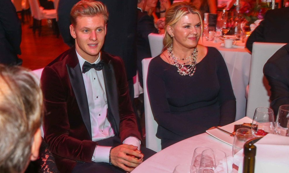 Mick i Corinna Schumacher