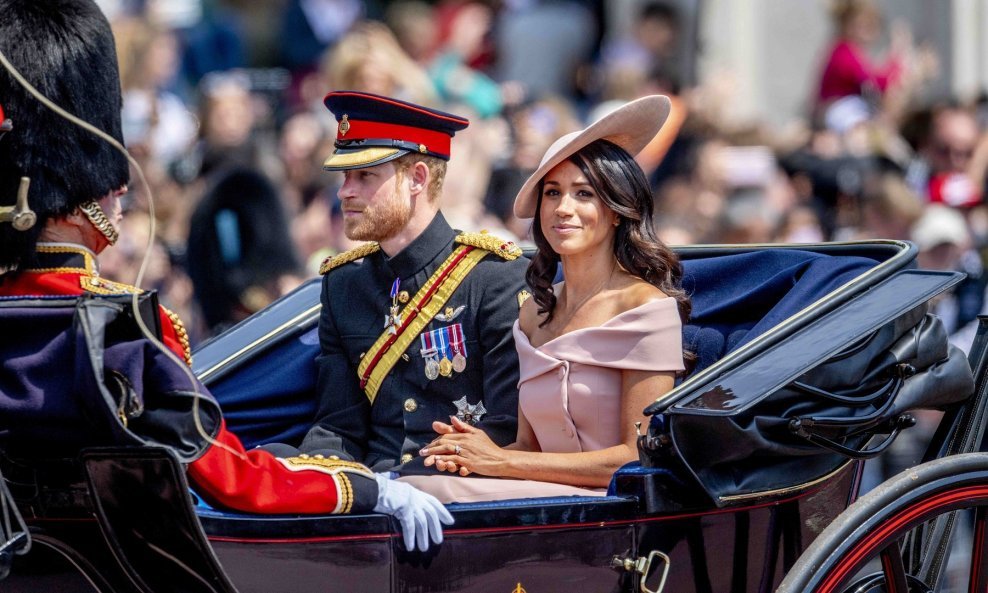 Princ Harry i Meghan Markle 2018. godine na Trooping the Colour