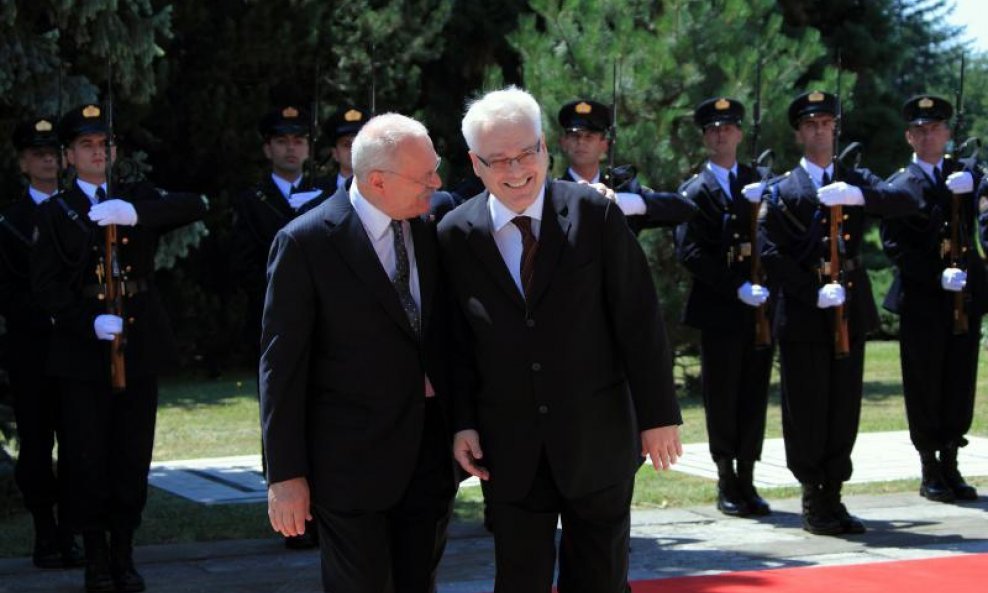 Ivan Gašparovič i Ivo Josipović
