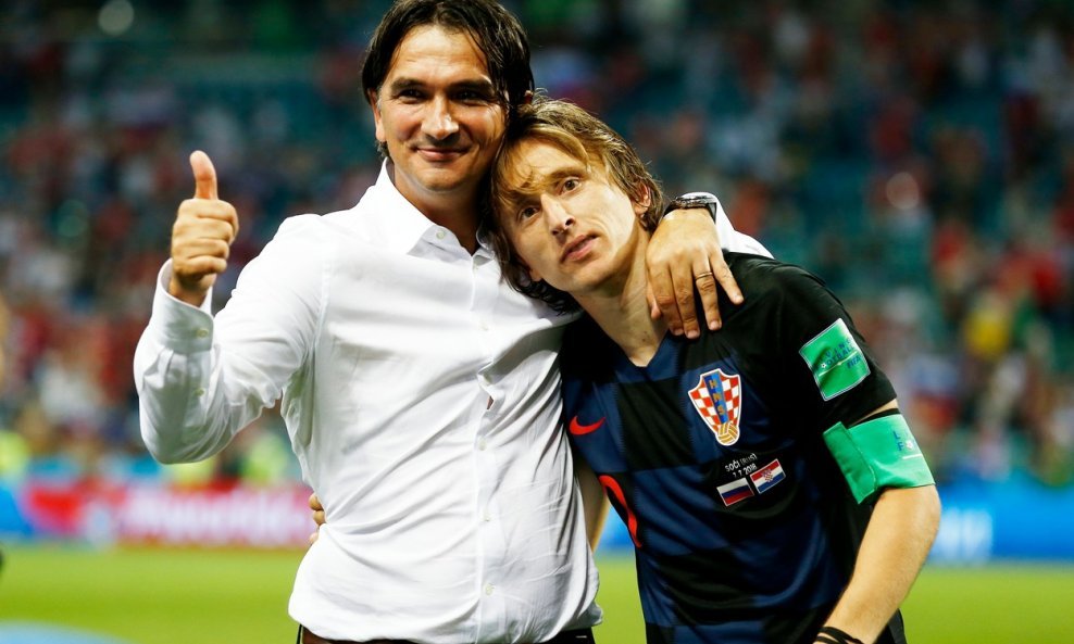 Zlatko Dalić i kapetan Luka Modrić