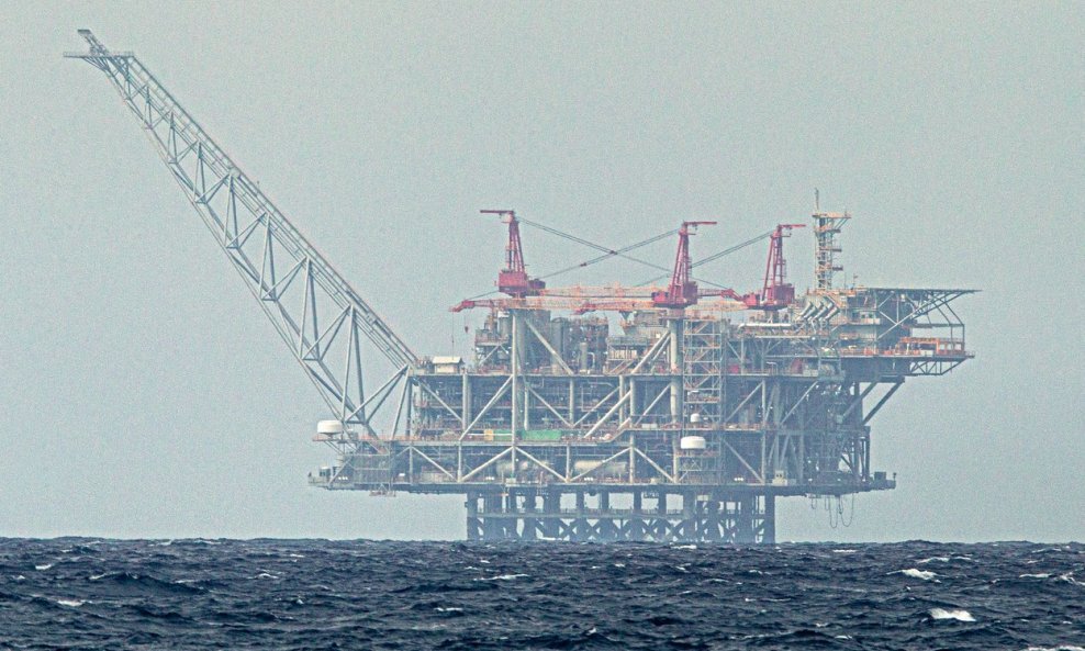 Plinska platforma kod izraelske obale u istočnom Mediteranu