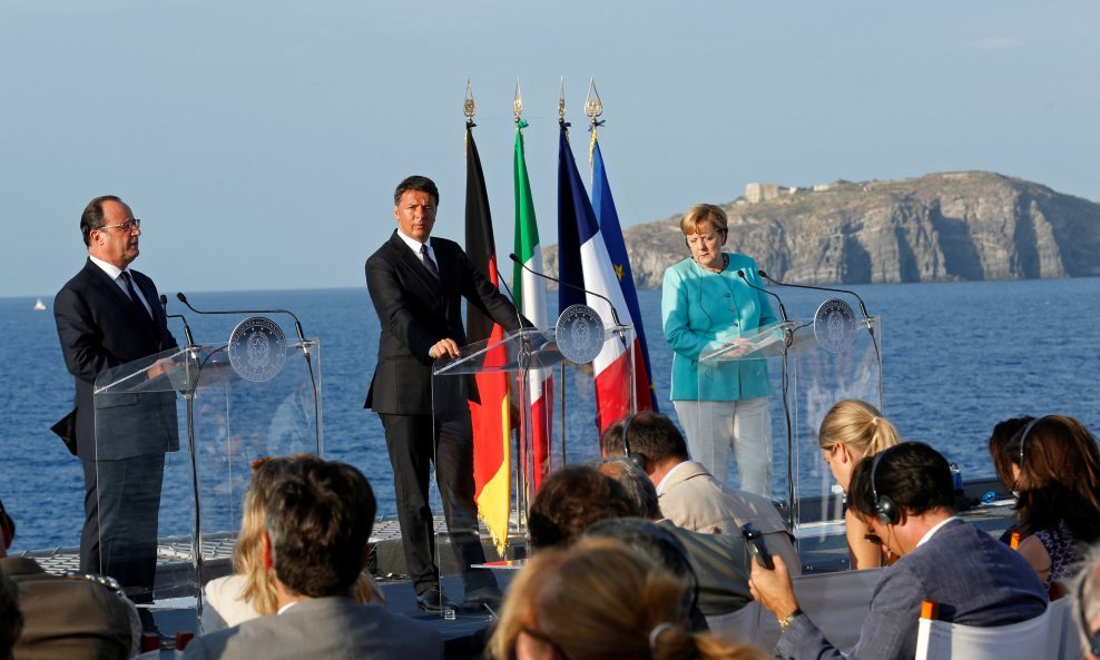 Hollande, Renzi, Merkel